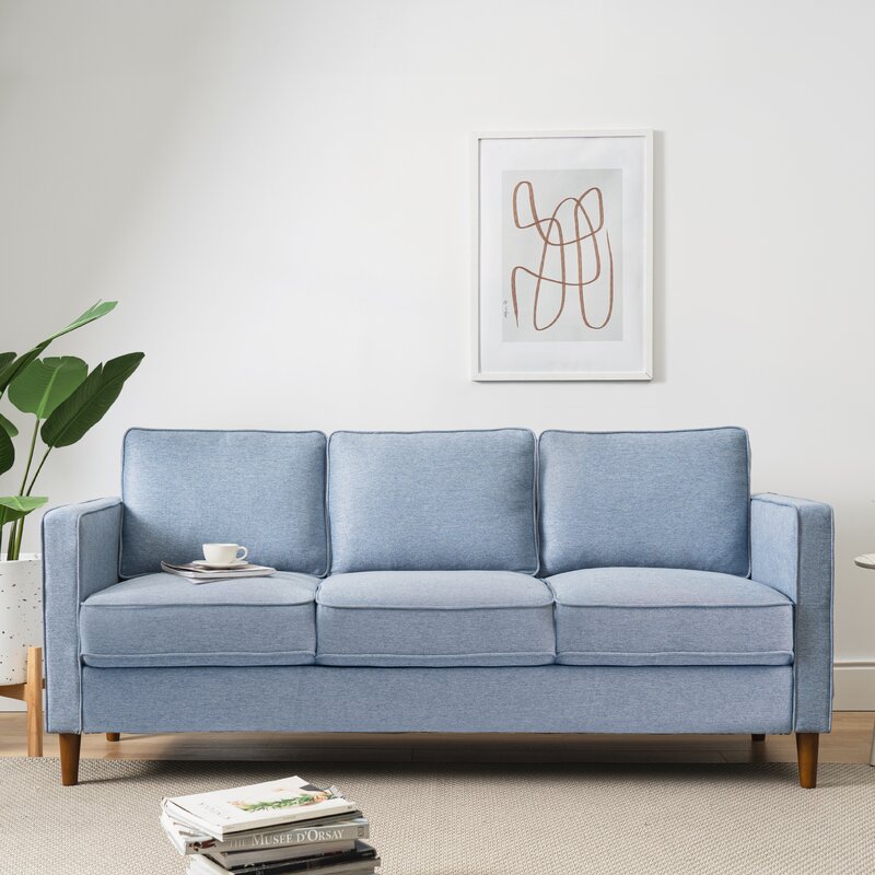 Hana 73” Square Arm Sofa