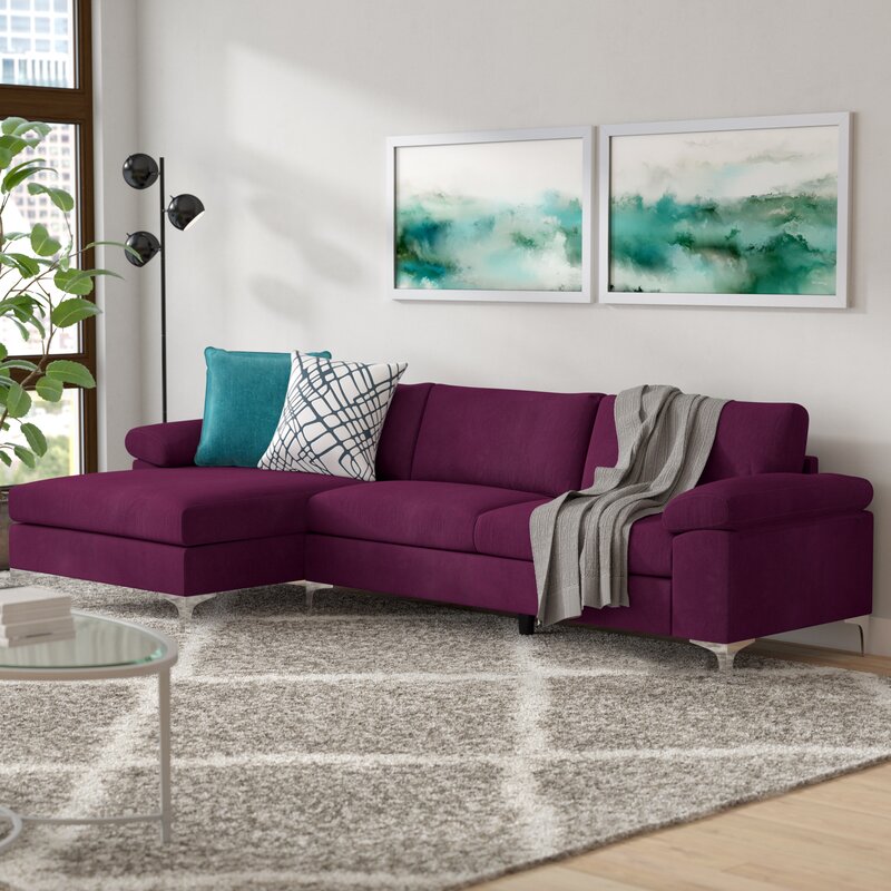 Martello 101′′ Wide Left Hand Facing Sofa & Chaise