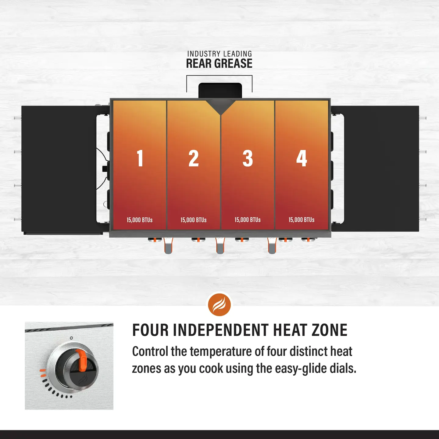 Blackstone 4-Burner 36" Propane Outdoor Griddle with Air Fryer and Hood