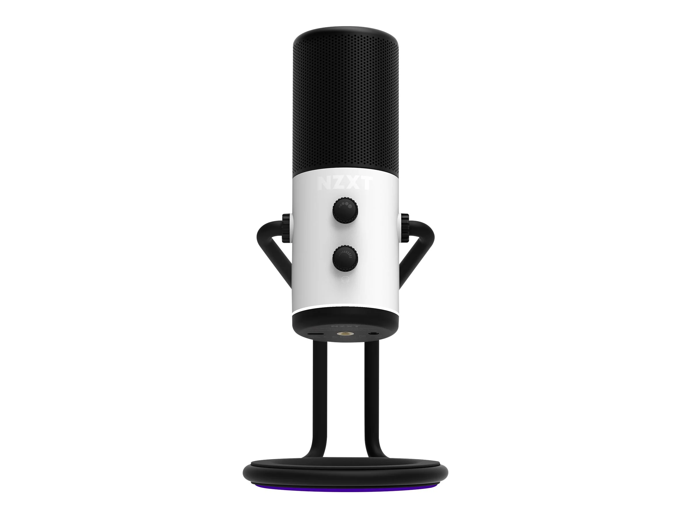 NZXT Kapselmikrofonkabel Niere Schwarz Weiß