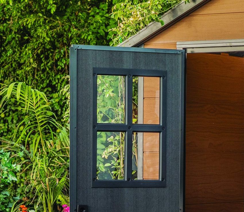 Keter Newton 7.5x11 Large Resin Outdoor Storage Shed Kit &nd