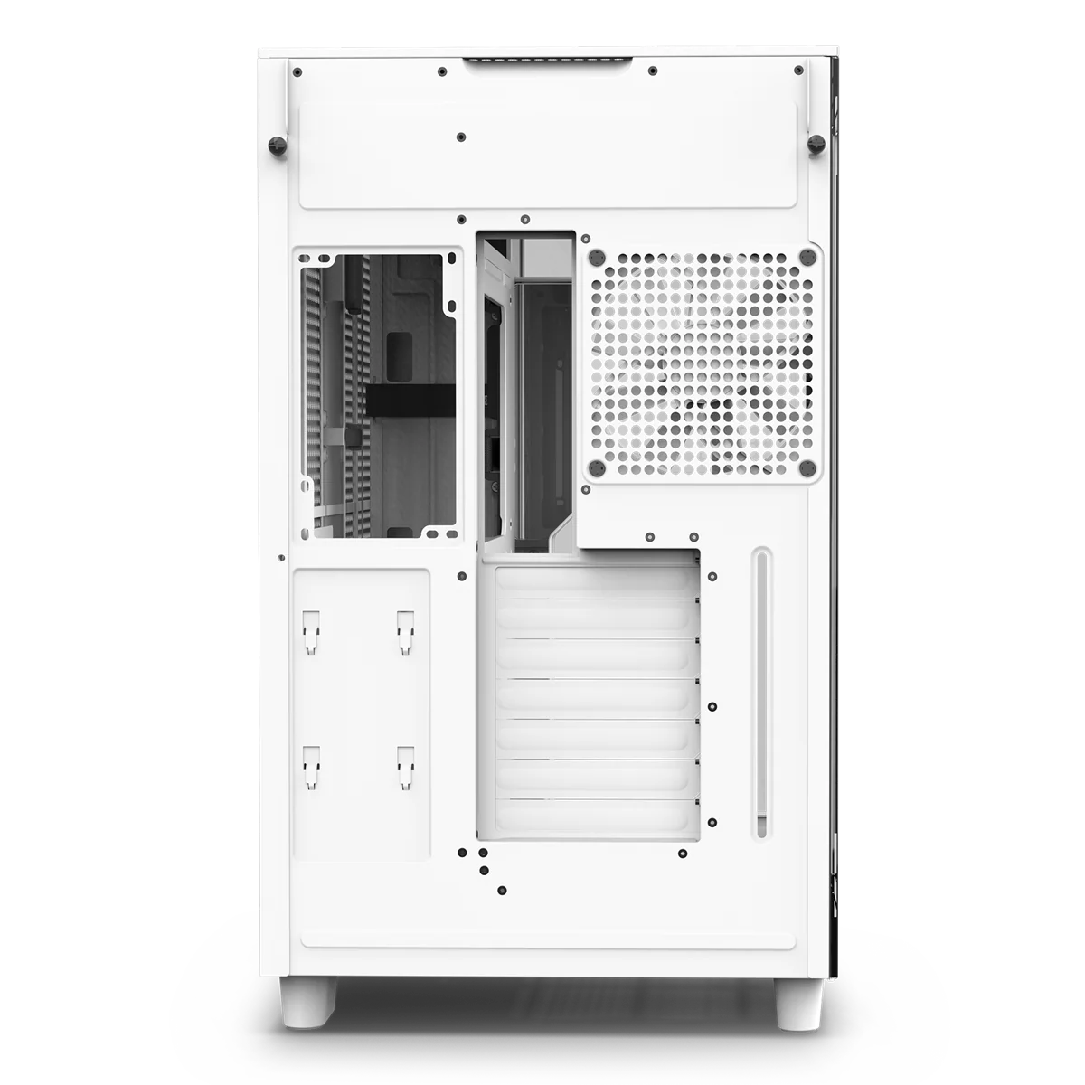 NZXT H9 Flow Weißes Zweikammer-Mid-Tower-Gehäuse