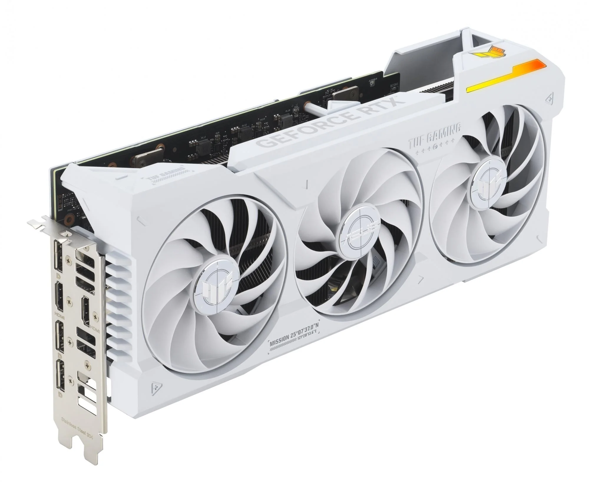 ASUS GeForce RTX 4070 TI SUPER 16GB TUF OC GAMING WHITE EDITION BTF