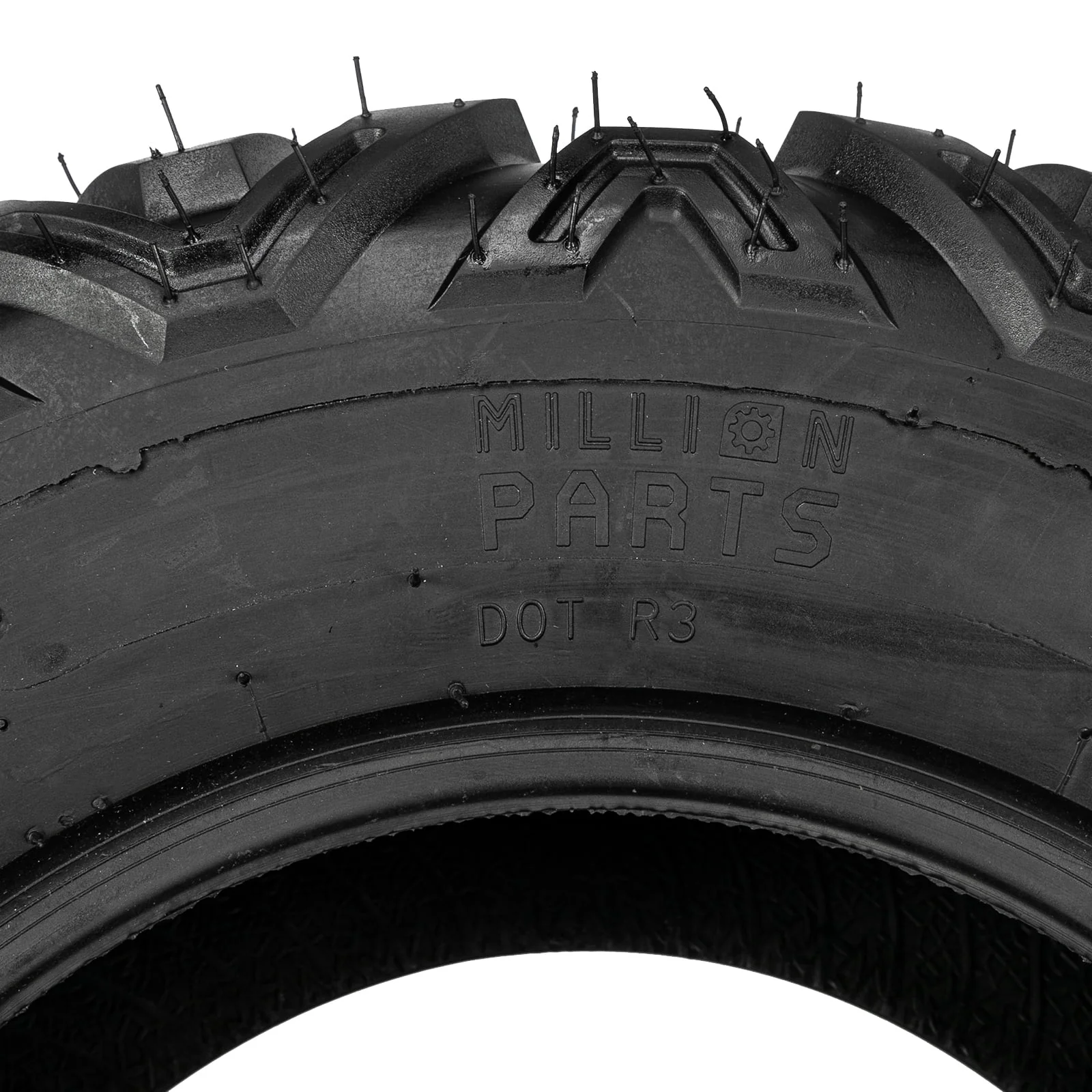 Ktaxon Set of 4 6PR All Terrain ATV UTV Tires, 25x8-12 Front & 25x10-12 Rear, Tubeless