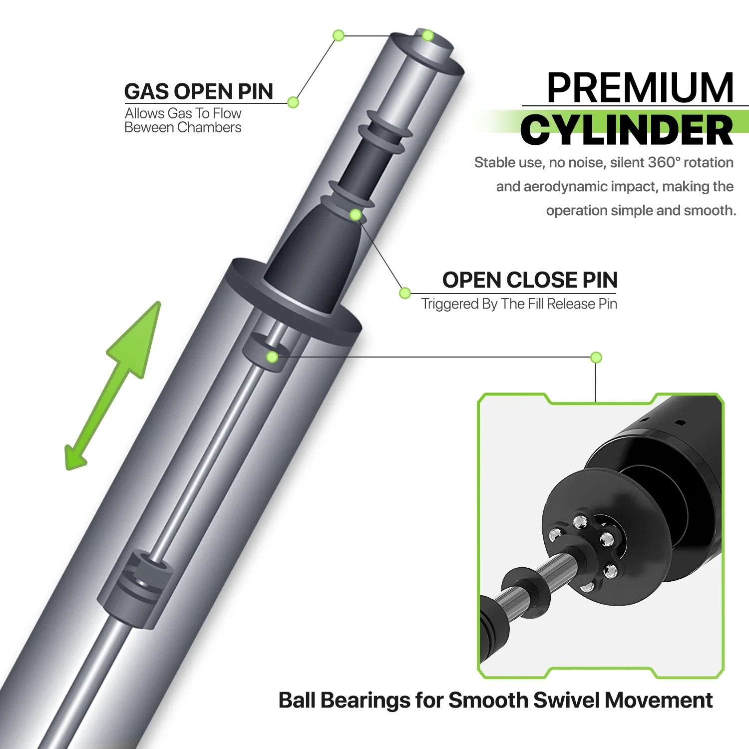 Magshion Ergonomic Gaming Chair, Comfortable Gaming Chair, Computer Chair Leather Desk Chair Adjustable Swivel Gaming Office Chair, Blue