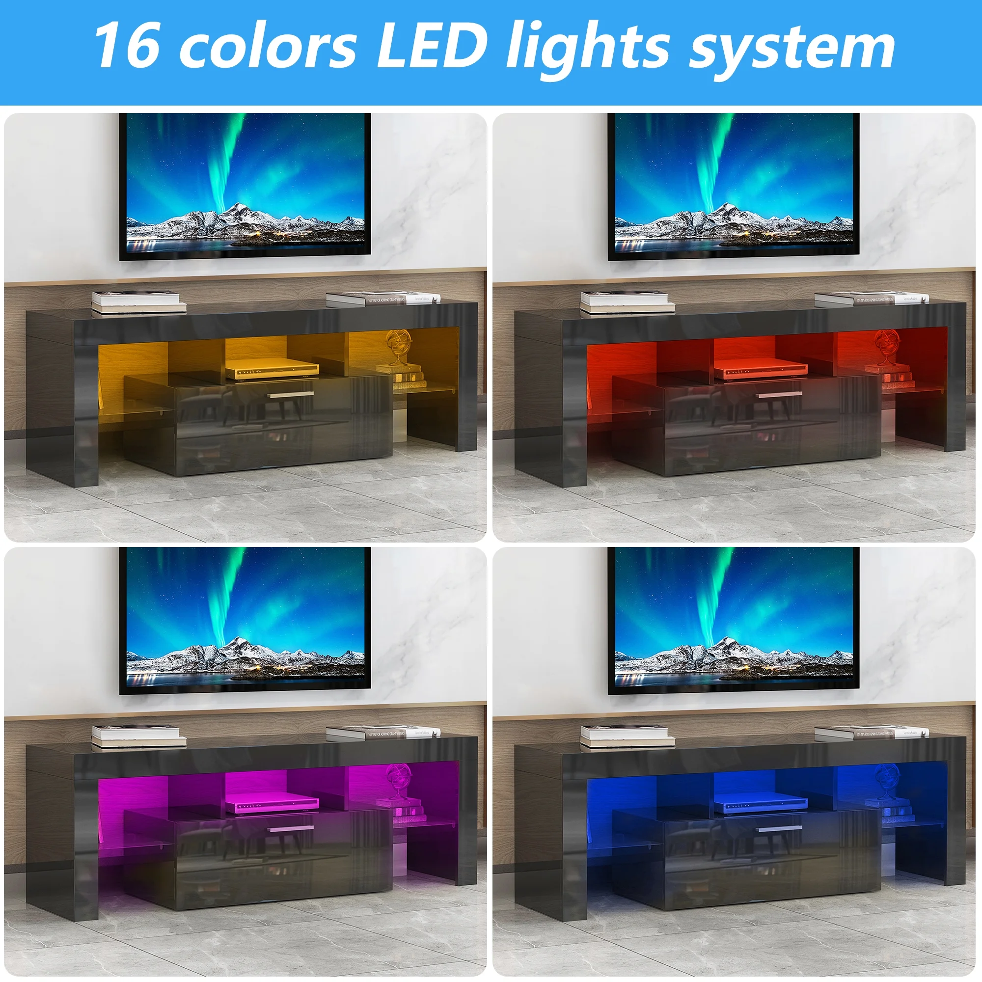 UHOMEPRO TV Stand for TV up to 70