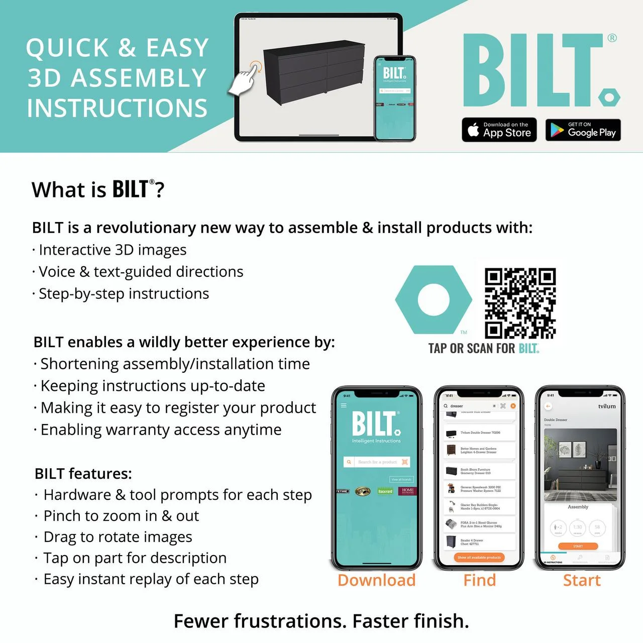 Tvilum Walden 5 Drawer Office Desk with 1 Locking Drawer for Adults, White