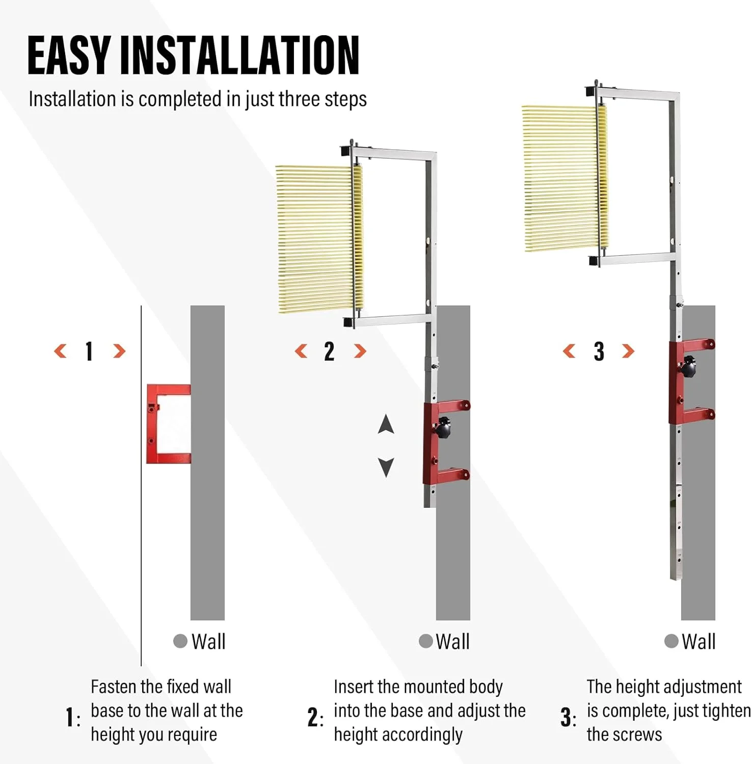 Adjustable Height Vertical Jump Tester, 47.24''-137.8