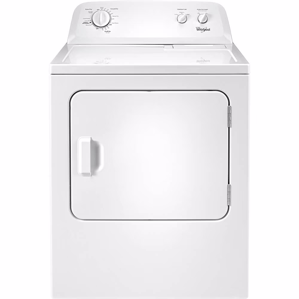 Whirlpool WED4616FW 7.0 Cu. Ft. White Electric Dryer
