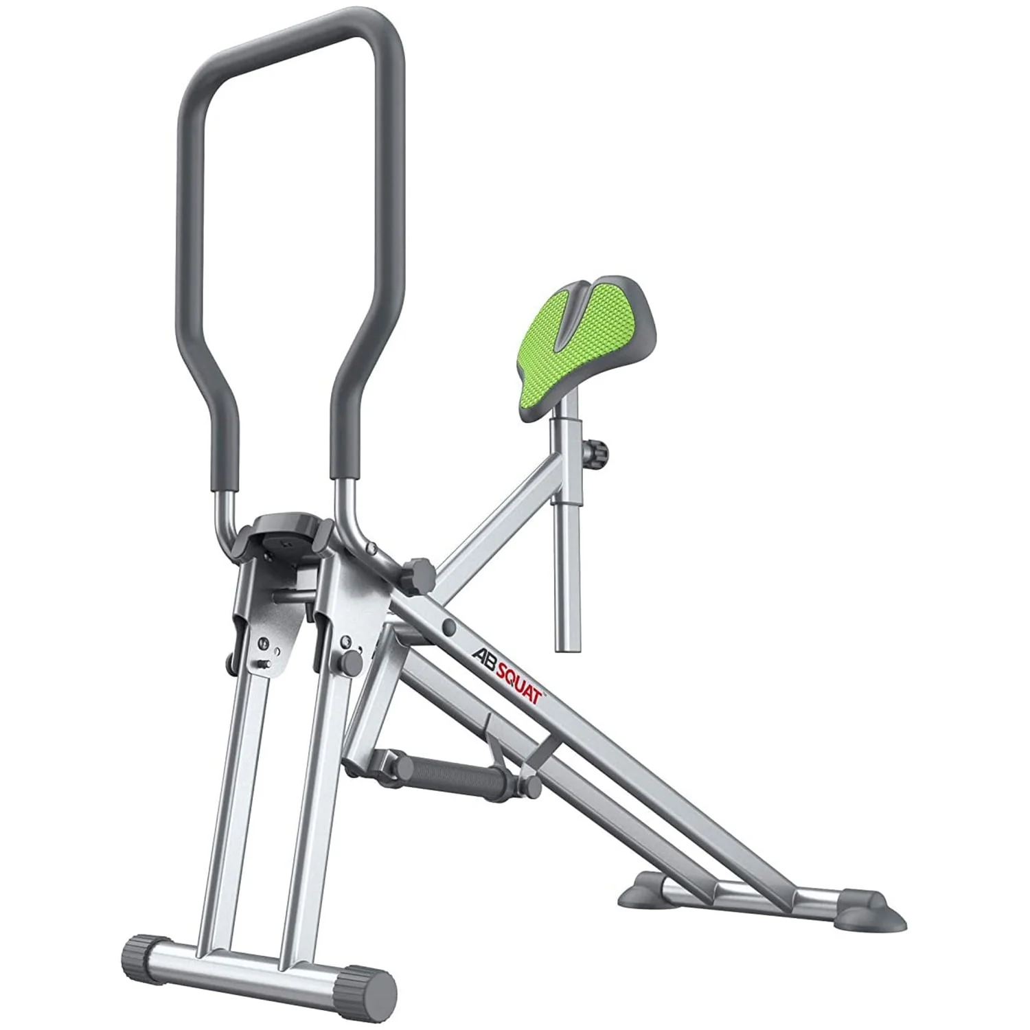 Star Uno Wellness Ab Squat Fitness Machine Home Workout Equipment, Silver