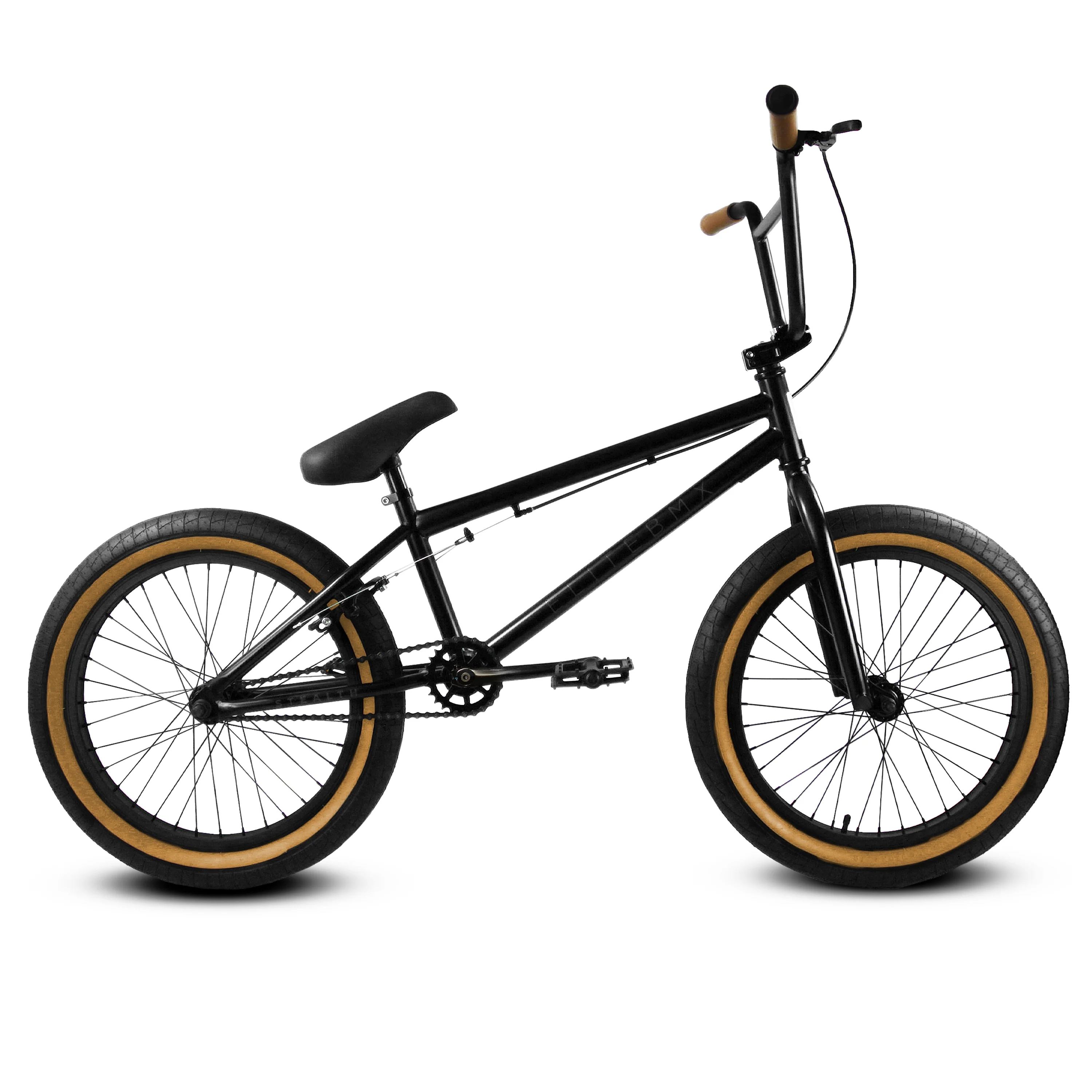 Elite BMX Bicycle 20�� Freestyle Bike - Stealth Blue Purple Ideal for Ages 7 to 18 Years