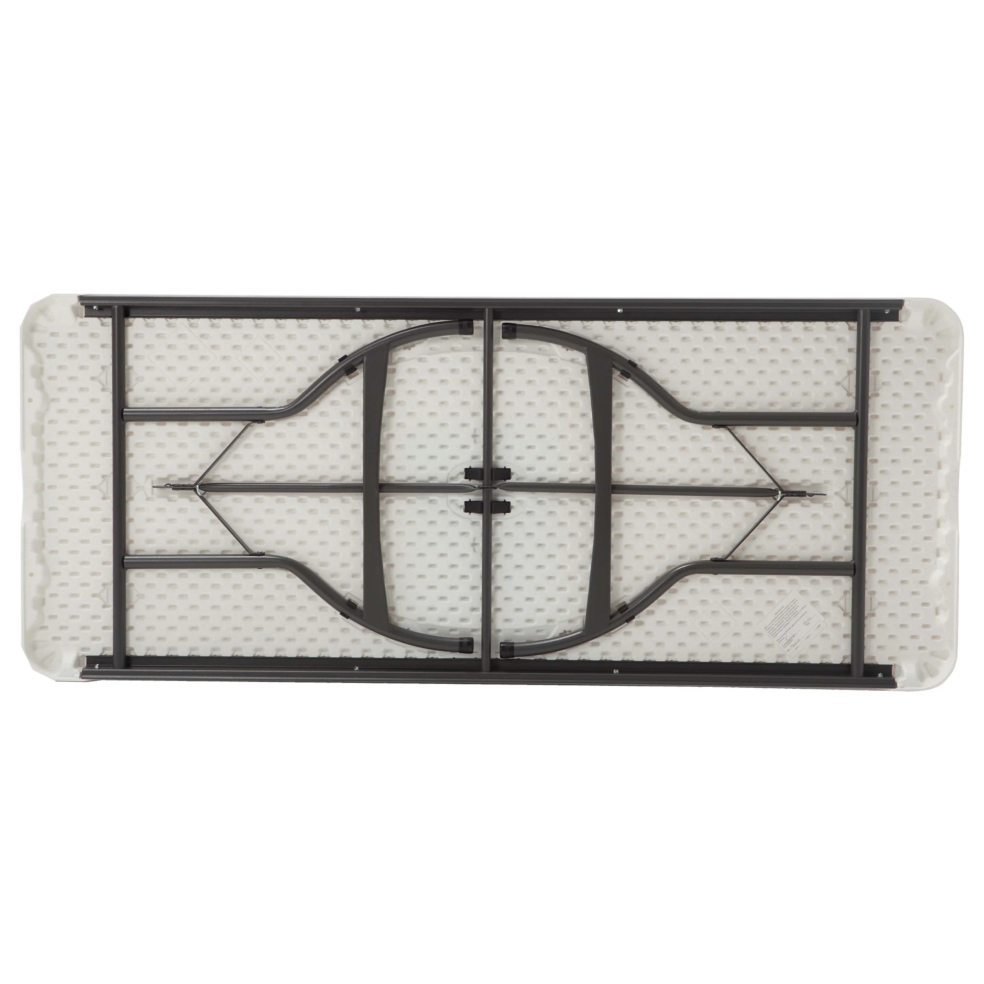 Lifetime 6 Foot Rectangle Folding Table, Indoor/Outdoor Commercial Grade, Black (280350)